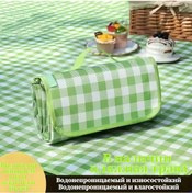 Resim Ranyeek Su Geçirmez Taşınabilir Kamp Matı: Geniş, Kalın Ve Dayanıklı 2x3m Yeşil Gr Yeşil 