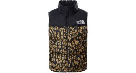 Resim The North Face Print 1996 Retro Nuptse Kadın Yelek Sarı 