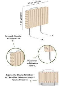 Resim Yeni Nesil Yatak Bariyeri 50x40 Cm No2 