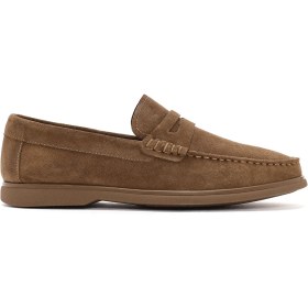 Resim Derimod Fly Erkek Vizon Süet Deri Loafer 26SFD632410 