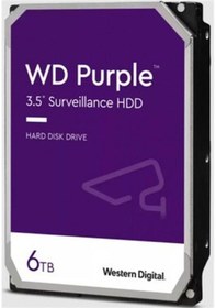 Resim 6tb Wd Purple Sata 6gb/s 256mb Dv 7x24 Wd64purz 