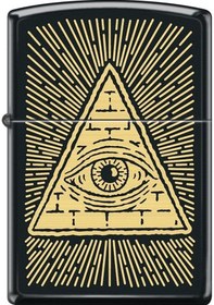 Resim Zippo Çakmak 218-106462 Eye Of Providence Design 2 