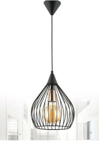 Resim İncir Home Taıre Tekli Sarkıt Siyah Dekoratif Aydınlatma 