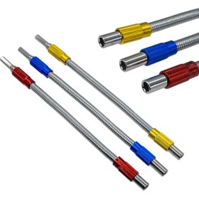 Resim Bosch Gfb Bükülebilir Vidalama Ucu Çelik Şaft Bits Uzatma Ucu 