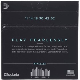 Resim Daddario NYXL1152 Elektro Gitar Tel Seti | NYXL Nickel Wound, .011-.052 