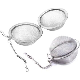 Resim Esmo Home Orret Home Metal Top Çay Süzgeci,topuz Çay Filtresi,bitki ve Yeşil Çay Için Paslanmaz Süzgeç,bardağa Asılabilir Topuz Çay Süzgeci 