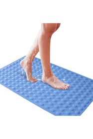 Resim GELDİMİCOM Silikon Vantuzlu Masajlı Banyo Duş Kaydırmaz Paspas Duşakabin Paspası. Ayak Kaydırmaz 40*80cm 