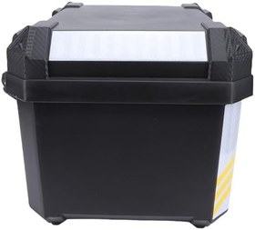 Resim Aramox 45L Motosiklet Çantası, PP Malzeme, Çoğu Motosiklet Ve Elektrikli Scooter Için Yansıtıcı Çıkartmalı Geniş Arka Kutu 