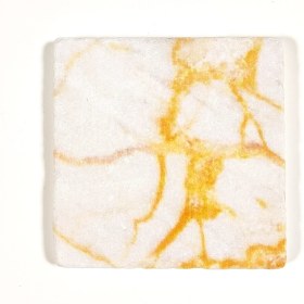 Resim Şeker Portakalım Dekoratif Figürlü Doğal Taş Gider Kapağı Banyo Süsü Tekli 10 x 10 cm 