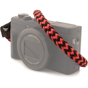 Resim MegaGear Slr, Dslr Pamuklu Kamera Bilek Kayışı - Siyah/kırmızı 