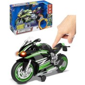 Resim Teamsterz Street Moverz Sesli ve Işıklı Motorsiklet Yeşil 