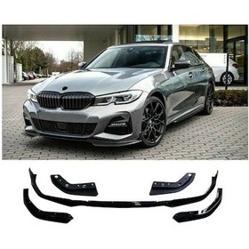 Resim Autogp Bmw G20 Ön Tampon Altı Lip M Sport Piano Black 2019+ Cmbmg20ol-2 