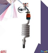Resim Plasyay Spiral Taharet Matik Hortum Rekorlu ve Duvara Sabitlemeli 150 CM Gri 