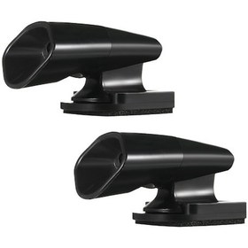 Resim 2 Adet Araç Ultrasonik Ve Rüzgarlı Geyik Uyarıcı, Tüm Araçlar İçin Yabani Hayvan Uyarı Cihazı Siyah 