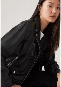 Resim Levi's Kadın Fonksiyonel Kendal Moto Biker Deri Ceket - A9373-0000 001 