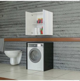 Resim Modilayn Rüzgar Makine Üstü Asma Dolap Çok Renkli 