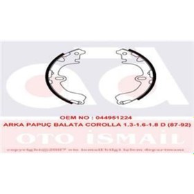 Resim TRW GS8291 KAMPANA BALATA Corolla Uyumlu 88-92 200x37 
