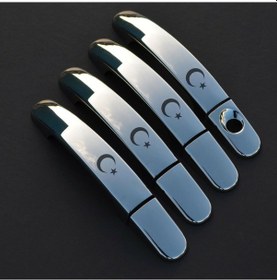 Resim Ford C-max Krom Kapı Kolu Tk Bayrak 2004-2010 4 Kapı Paslanmaz Çelik 