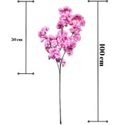 Resim Cihan Çiçekçilik Yapay Lüx Pembe Bahar Dalı 100 Cm 