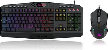 Resim Redragon S101-5 Oyuncu RGB Klavye - Mouse K503RGB - M601RGB 