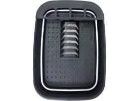 Resim Evefix Yeni Nesil Katlanabilir Akordiyon Silikon Bulaşık Sepeti Tabaklık Bulaşıklık 