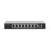 Resim Ruıjıe Reyee Rg-Es209Gc-P 8 Port Gigabit + 1 Port Gigabit Uplınk Cloud Yonetılebılır 120W Poe Swıtch 