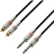 Resim 2 Rca Erkek 2X6.3 Mm Mono Kablo 2 Metre 