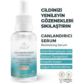 Resim Vully Kırışık Karşıtı Sebum Dengeleyici ve Yoğun Nemlendirici Serum 30 ML 