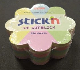 Resim Gıpta Stıckn 67x67 Pastel Çiçek Yapışkanlı Not Blok 250 Yaprak 