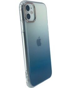 Resim Nettech - Apple Uyumlu iPhone 11 Sert Gökkuşağı Seri Arka Koruma Kılıf - Yeşil Yeşil 