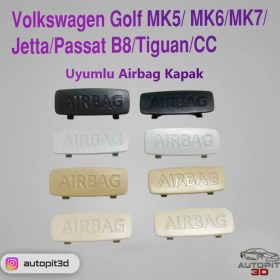 Resim Volkswagen Golf Mk5/ Mk6/mk7/jetta/passat B8/tiguan/cc Uyumlu Airbag Kapak 