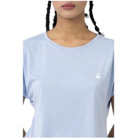 Resim United Colors Of Benetton Kadın Tshirt Ben.w21016 Mavi 