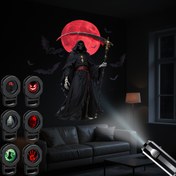 Resim Halloween LED Taşınabilir USB Işık, Tatil Dekoratif Yatak Odası Atmosfer Projeksiyon Lambası, Çoklu Desenler: Grim Reaper, Ghosts, Witch, Skeleton, Festivite Uygun, Yurtlar, Dış Mekanlar, Barlar vb, Halloween Projeksiyon Lambası İç Mekan Korkunç, Halloween Projeksiyon Lambası Dış Mekan, Yatak Odası Işığı, Yatak Odası Lambası, Masa Lambası, Gece Lambası, Oda Dekoru, Lamba 