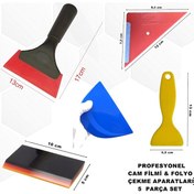 Resim Cam Filmi-Kaput Koruma ve Folyo Çekme Aparatları 5 Prç Set GRP16 