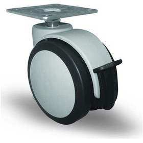 Resim EC01MKT75F Döner Tablalı Frenli Poliüretan Tekerlek Çap:75 