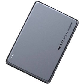 Resim Recci RPB-W20 Taşınabilir Wireless Şarj ve PD Hızlı Şarj Özellikli Powerbank 15W 4900mAh - Mavi 