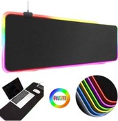 Resim Antech Rgb Düz Siyah 80*30 Cm Gaming Oyuncu Mousepad 