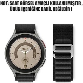 Resim Microsonic Samsung Galaxy Watch 4 44mm Kordon Alpine Loop Siyah 