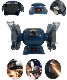 Resim DEKO TURKEY Hybrid Tech 550watt Bakır Sargı Çark Motoru Balta Bıçak Bileme Taşlama Makinesi 175 Mm Çark Motoru 