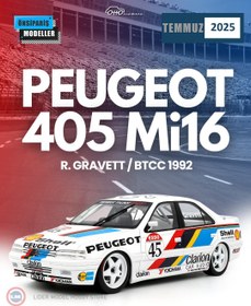 Resim 1:18 1992 Peugeot 405 MI16 BTCC 