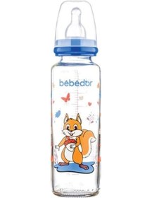 Resim Bebedor Cam Biberon 31302 Koyu Mavi 250Ml 