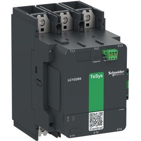 Resim Schneider,132KW 265A 3P TeSys Stnd.Kontaktör (LC1F265M7) 