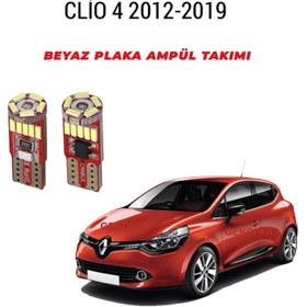 Resim Sentinel Renault Clio 4 Plaka Ampül Set Beyaz Arıza Işığı Yakmaz(canbus) 