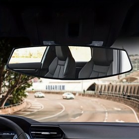 Resim HD Panoramik Dikiz Aynası - Arabalar için Uyumlu, Geniş Açı Kör Nokta Genişletici 