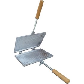 Resim Özaslanlılar Ocak Üstü Alüminyum El Tost Makinesi 