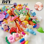 Resim 10/20 adet Sevimli Karikatür 3D Yumuşak Kauçuk Stickerlar, 3D Komik DIY Stickerlar, Su Şişesi, Telefon Kılıfı, Buzdolabı, DIY Dekorasyonlar için 