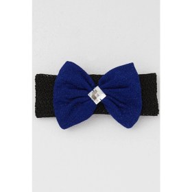 Resim Breeze Kız Çocuk Kadife Bandana , Mavi 