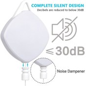 Resim Tongxida Htc Vive Pro/oculus Rift/quest Link/quest 2 Vr Kablo Yönetimi İçin Mftde 6 Adet Teleskopik Tavan Kasnağı - Beyaz Beyaz 