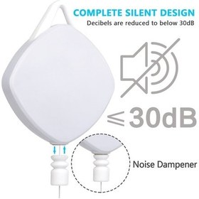 Resim Tongxida Htc Vive Pro/oculus Rift/quest Link/quest 2 Vr Kablo Yönetimi İçin Mftde 6 Adet Teleskopik Tavan Kasnağı - Beyaz Beyaz 