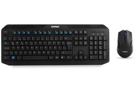 Resim Everest Km-8000 Siyah Kablosuz Q Multimedia Klavye + Mouse Set 